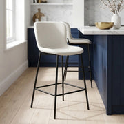 Barhocker Kunstleder - Jasmine Beige