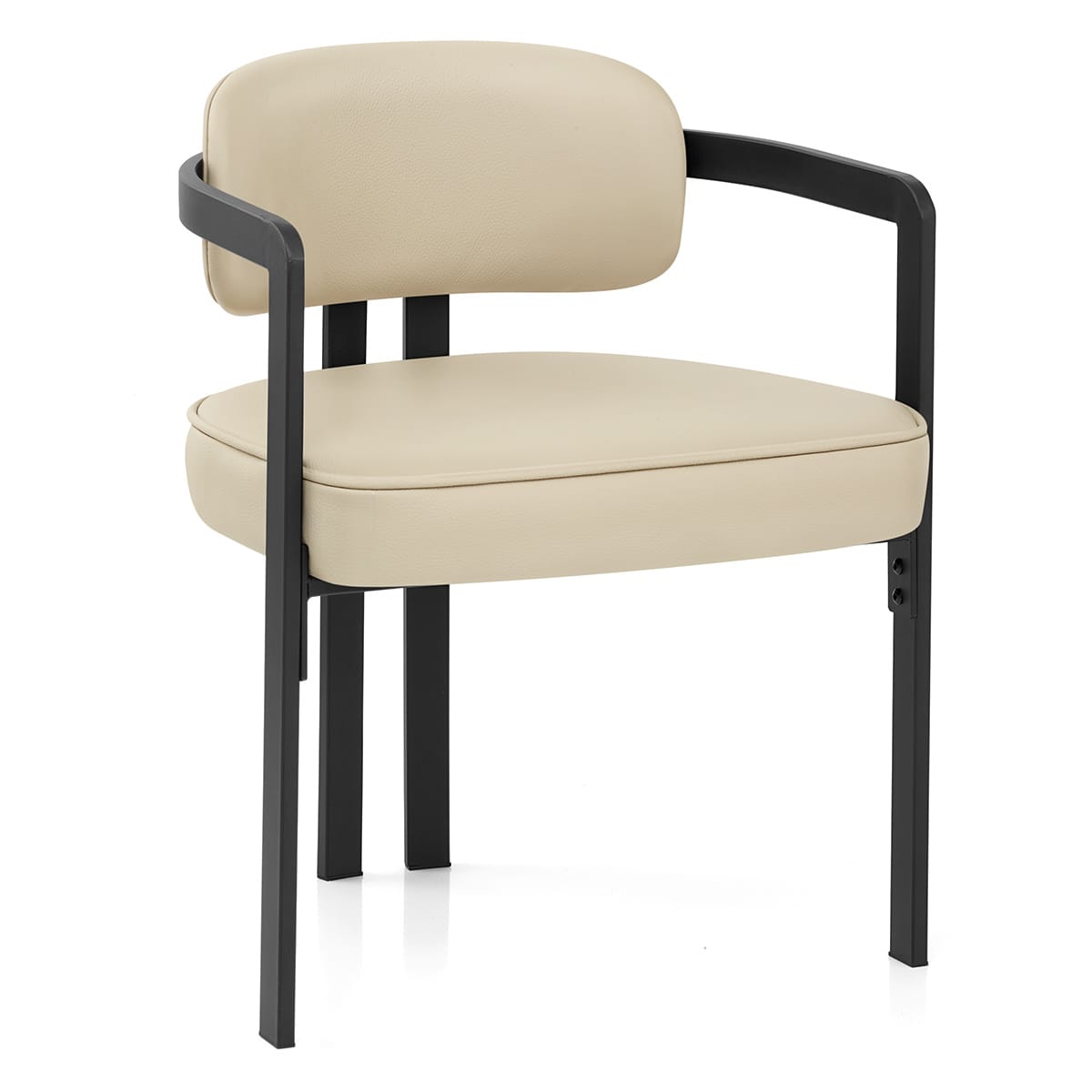 Echtleder Esszimmerstuhl - Kara Beige