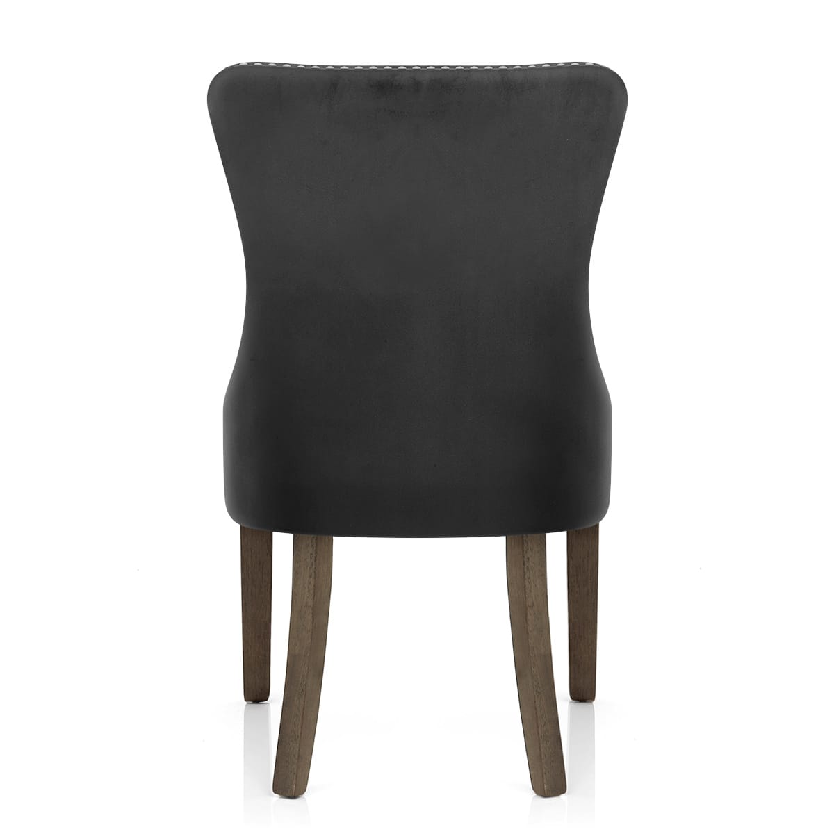 Sedia Velluto Legno - Kensington Nero
