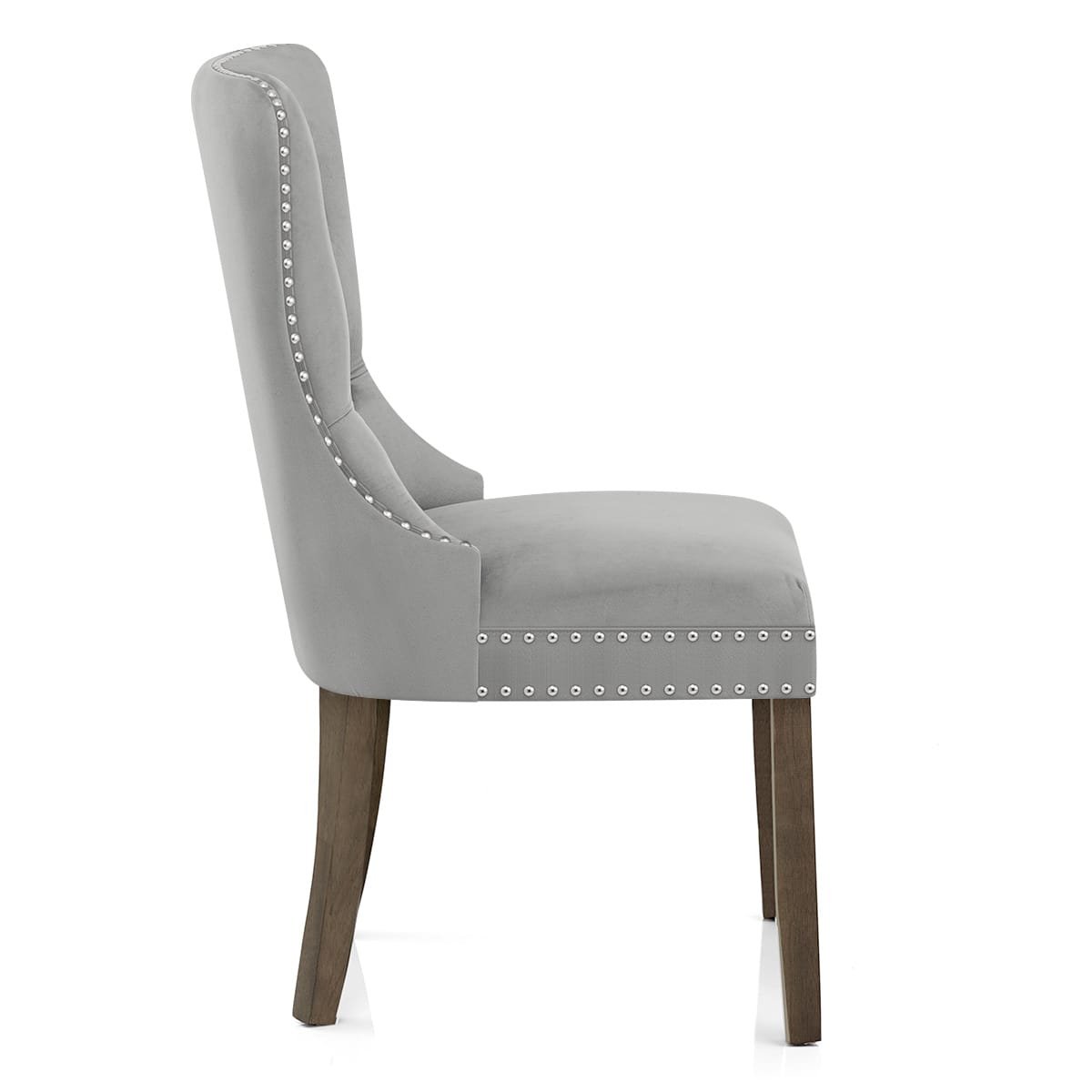 Esszimmerstuhl Samt - Kensington Grau