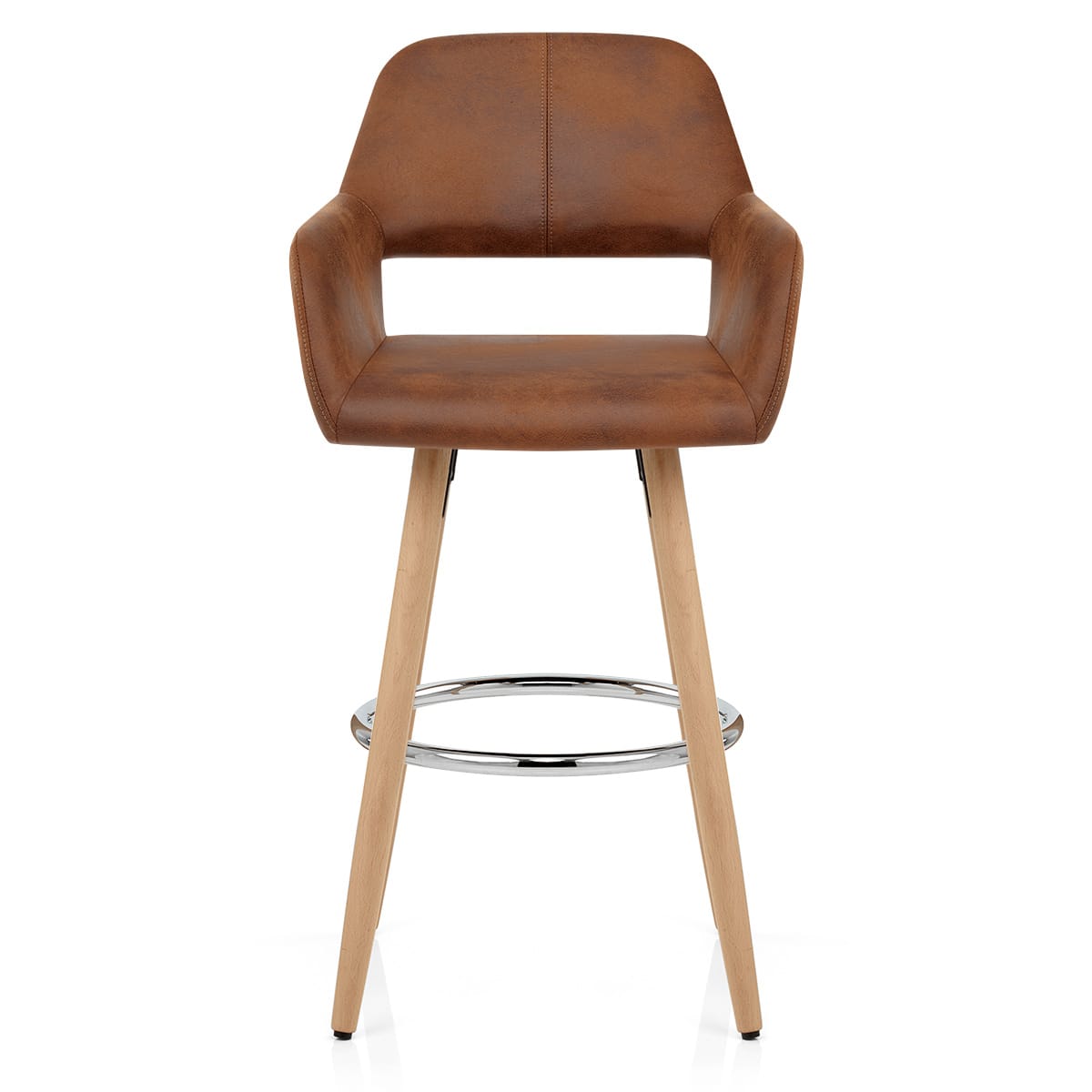 Kunstleder Barhocker Antik - Kite Braun