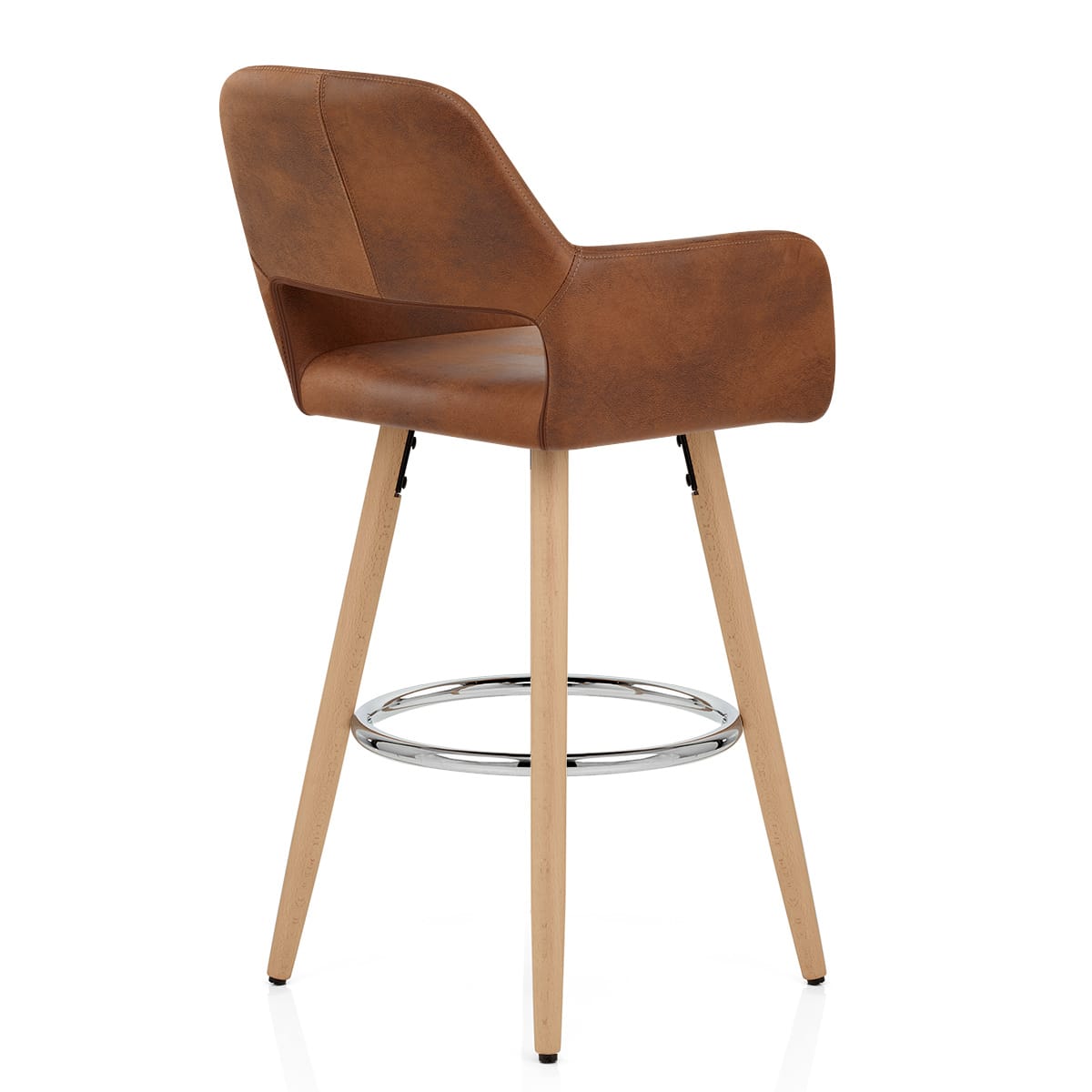 Kunstleder Barhocker Antik - Kite Braun