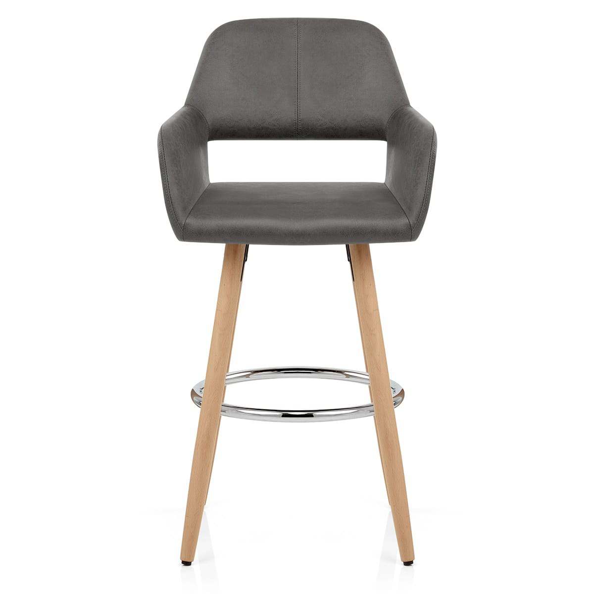 Kunstleder Barhocker Antik - Kite Grau