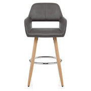Kunstleder Barhocker Antik - Kite Grau