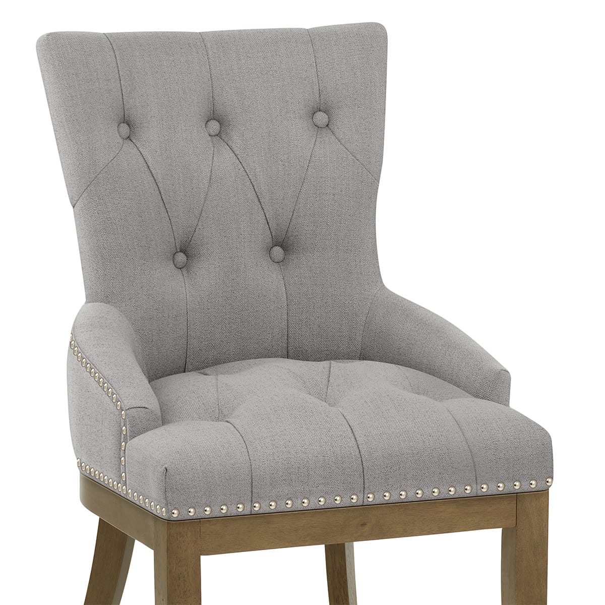Sedia Tessuto Quercia - Knightsbridge Grigio
