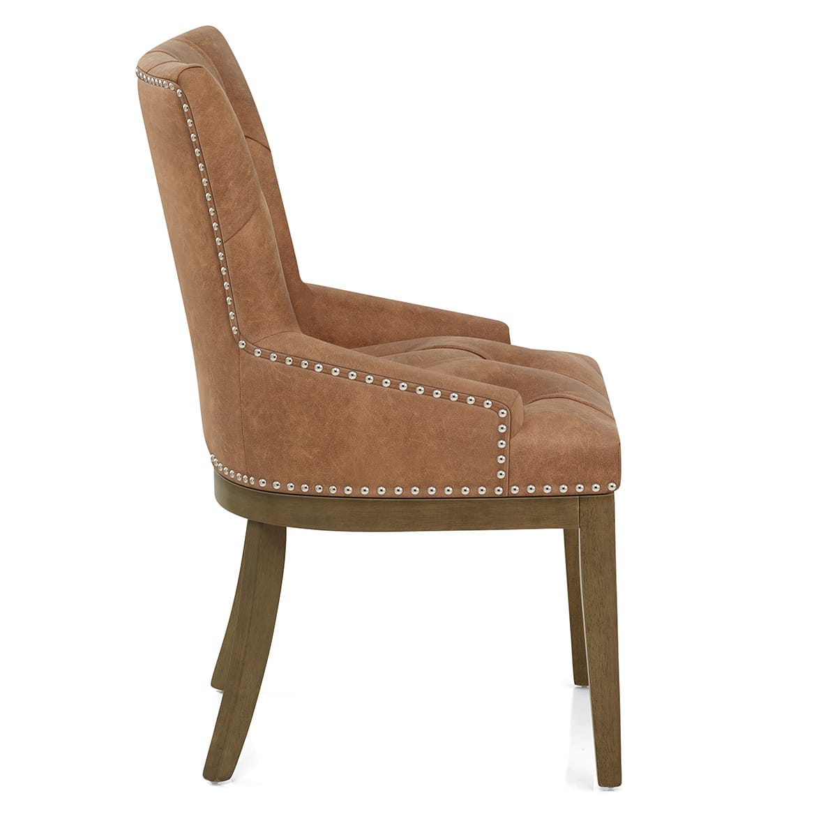 Sedia Ecopelle Quercia - Knightsbridge Marrone
