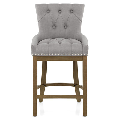 Stoffbarhocker - Knightsbridge Grau