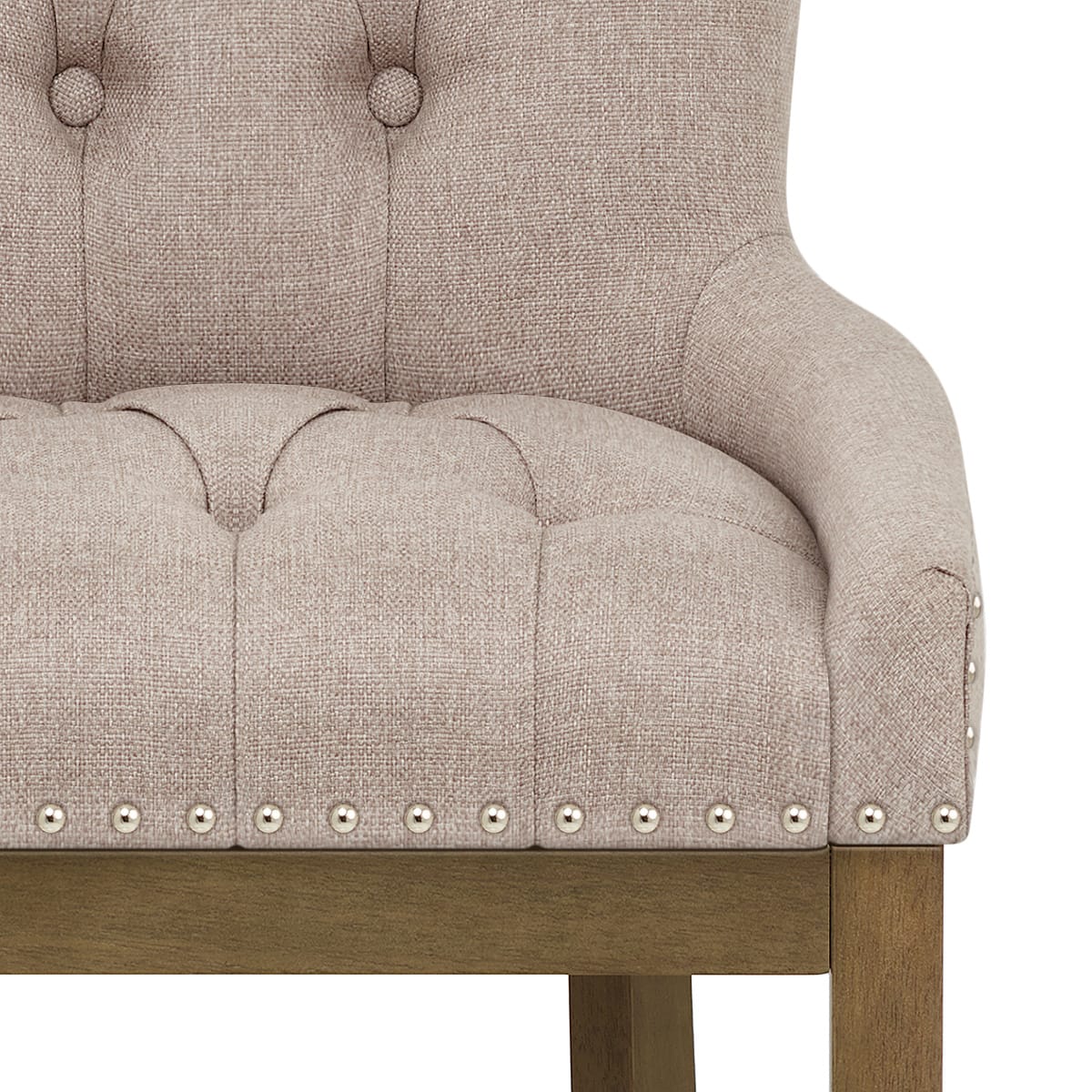 Stoffbarhocker - Knightsbridge Braungrau