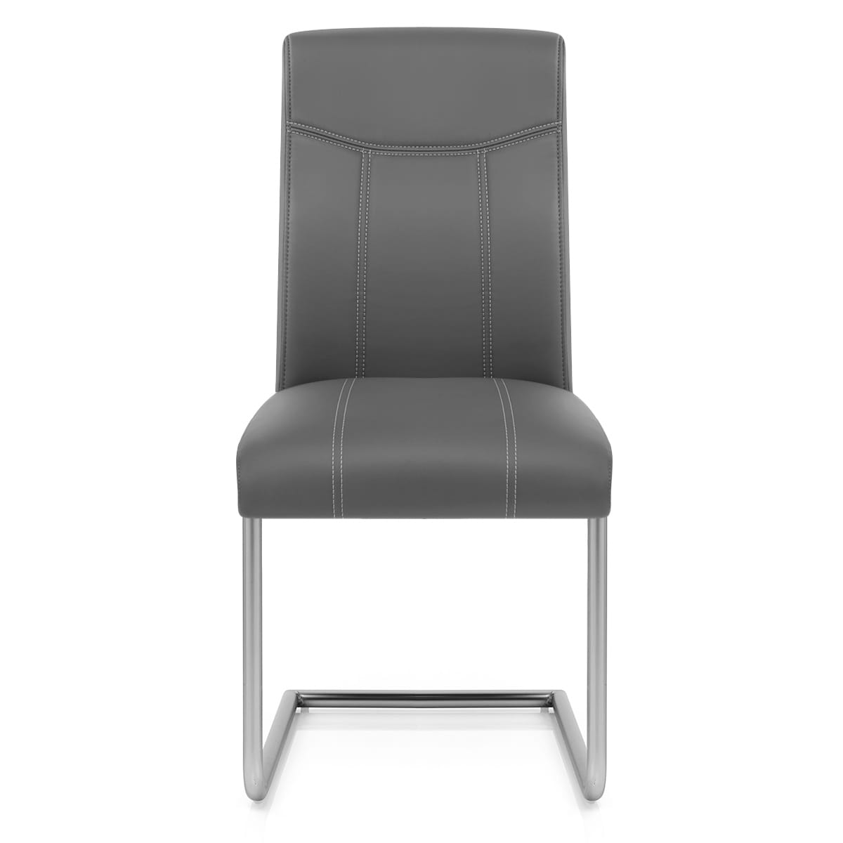 Kunstleder Stuhl - Lancaster Grau