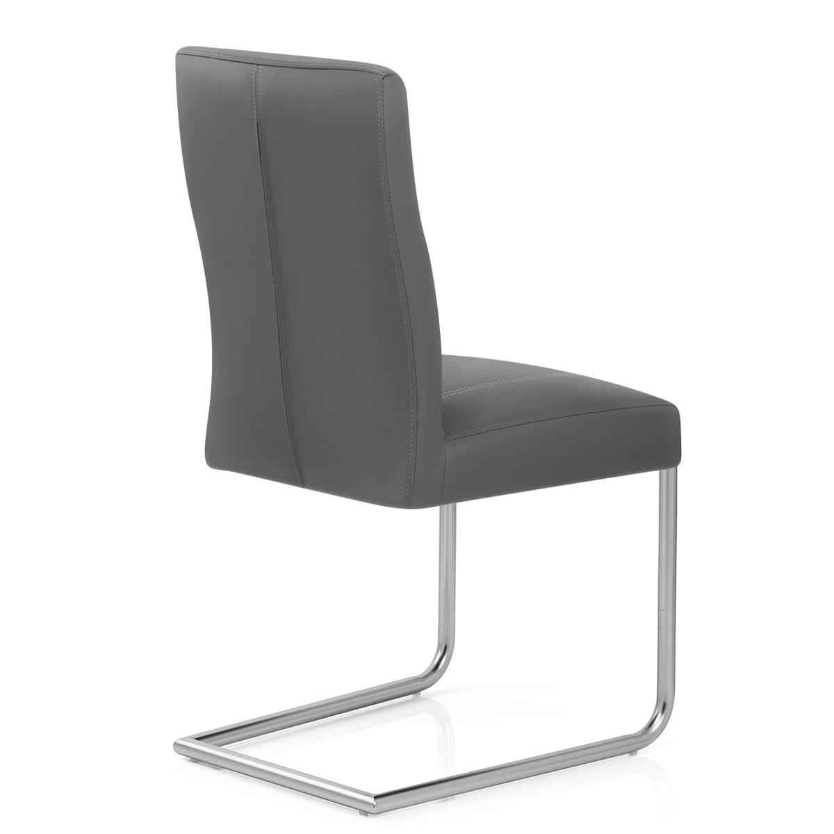 Kunstleder Stuhl - Lancaster Grau