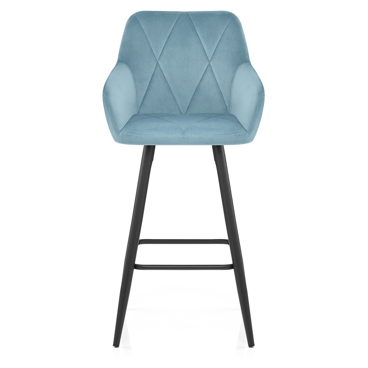 Samt Barhocker - Lanson Blau