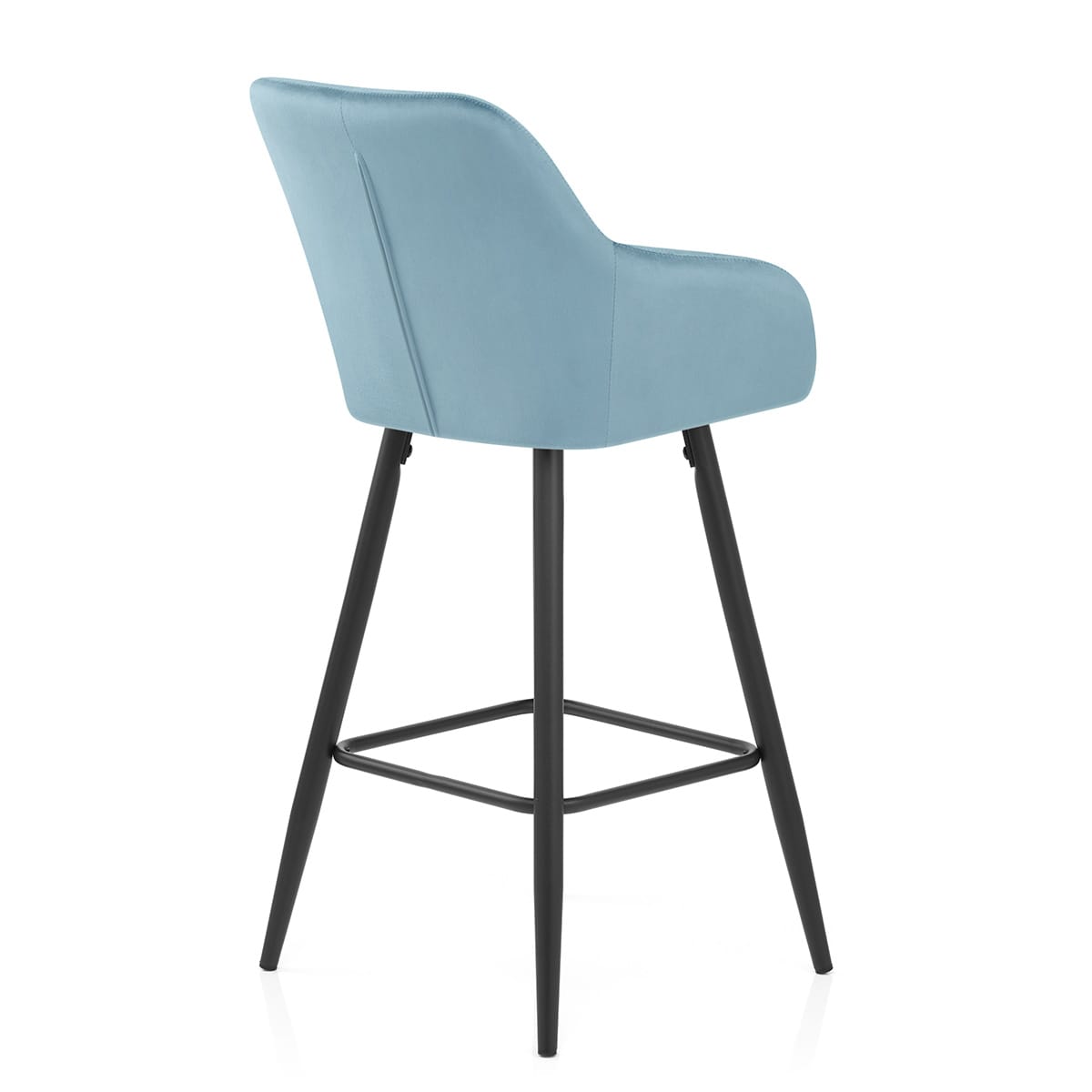 Samt Barhocker - Lanson Blau