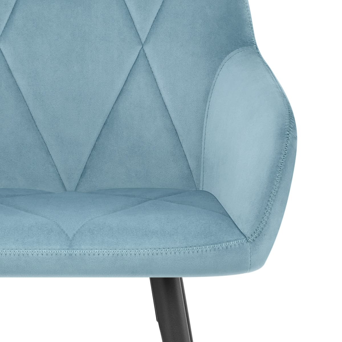 Samt Barhocker - Lanson Blau