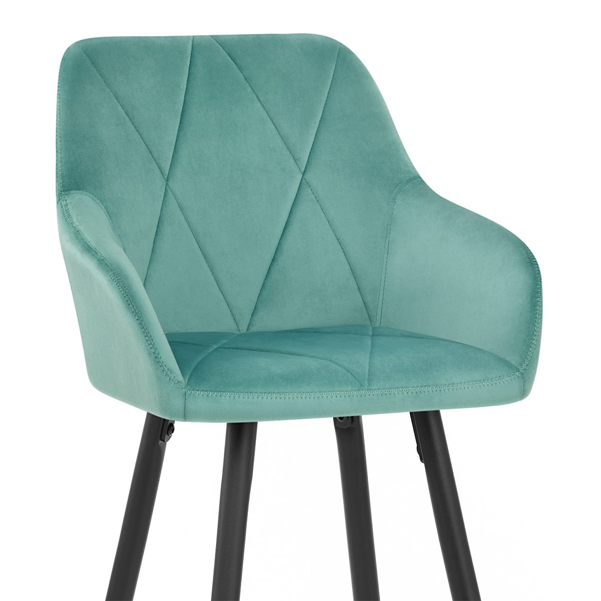 Sgabello Velluto - Lanson Verde