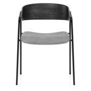 Sedia da pranzo Tessuto - Lauren Grigio