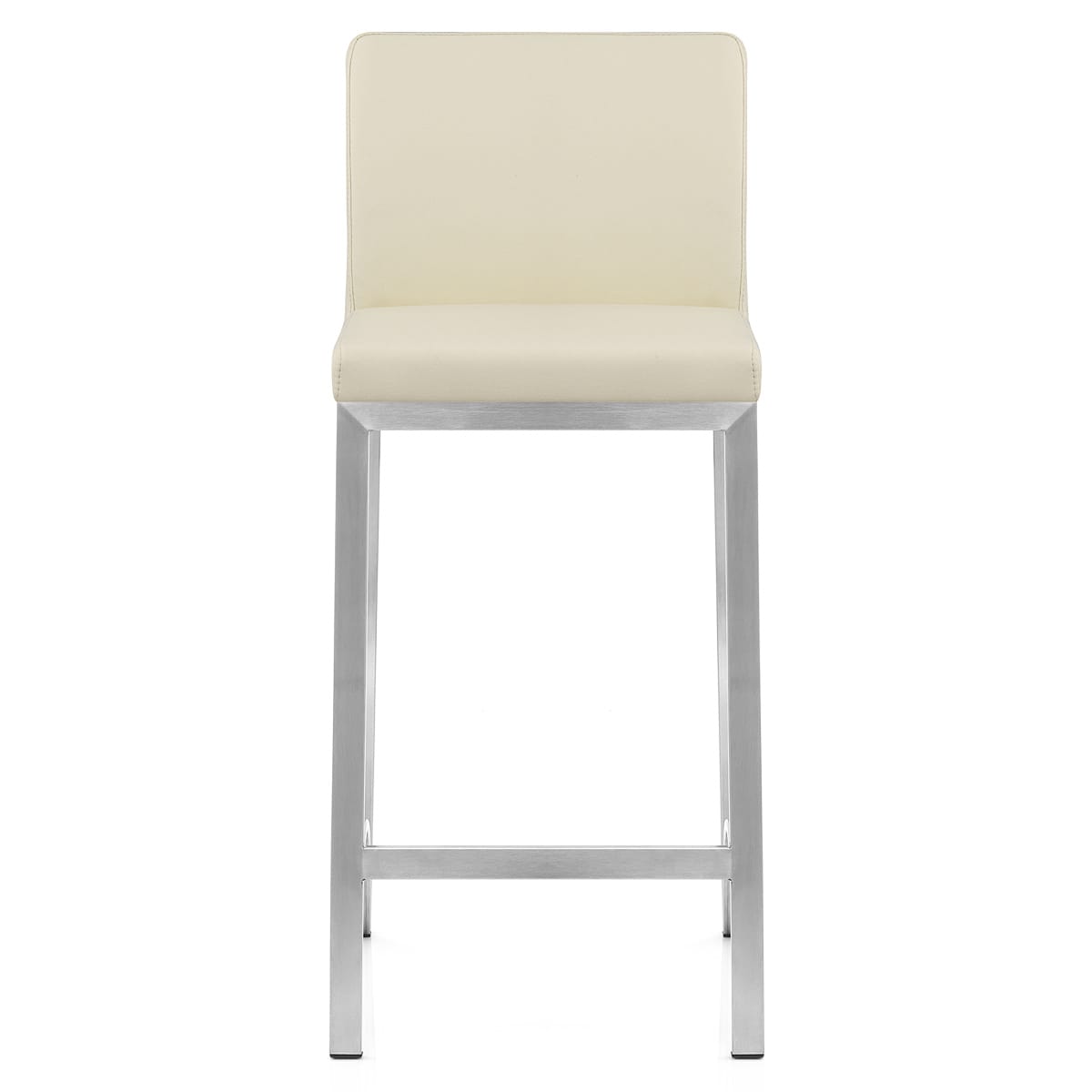Kunstleder Barhocker Gebürstet - Leah Beige