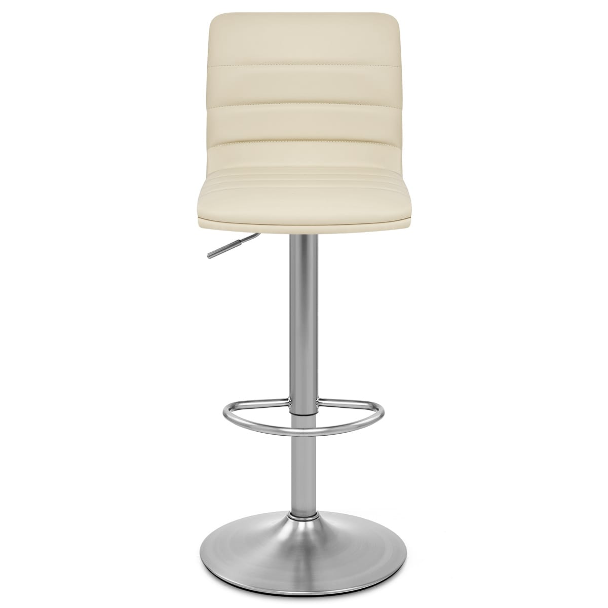 Kunstleder Barhocker Gebürstet - Linear Beige