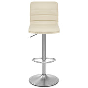 Kunstleder Barhocker Gebürstet - Linear Beige