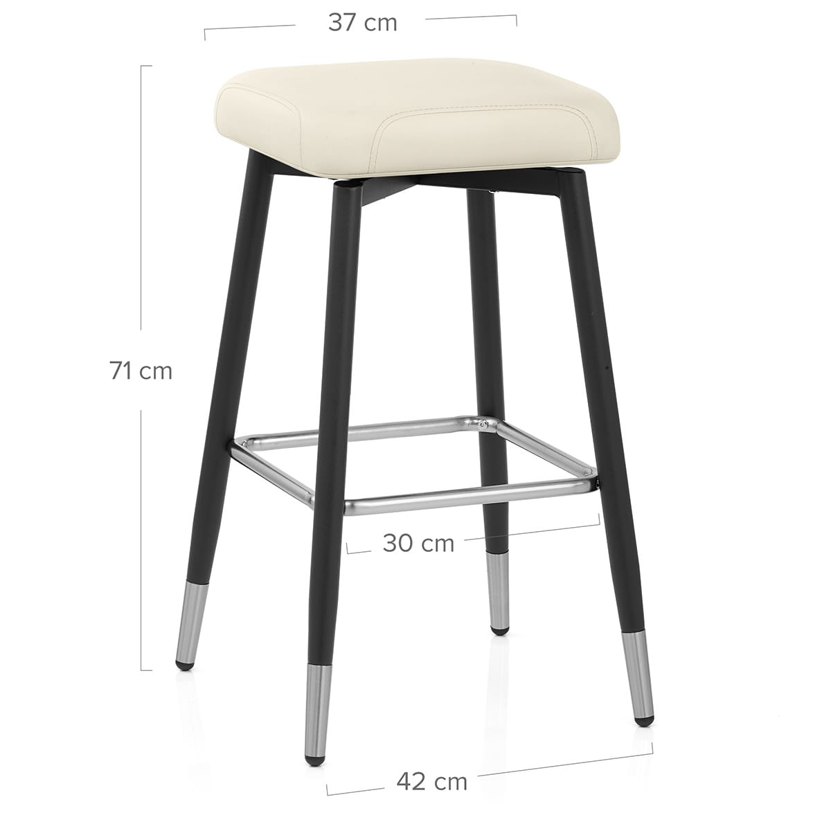 Barhocker Kunstleder - Luca Beige