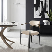 Stoff Esszimmerstuhl - Lumix Beige