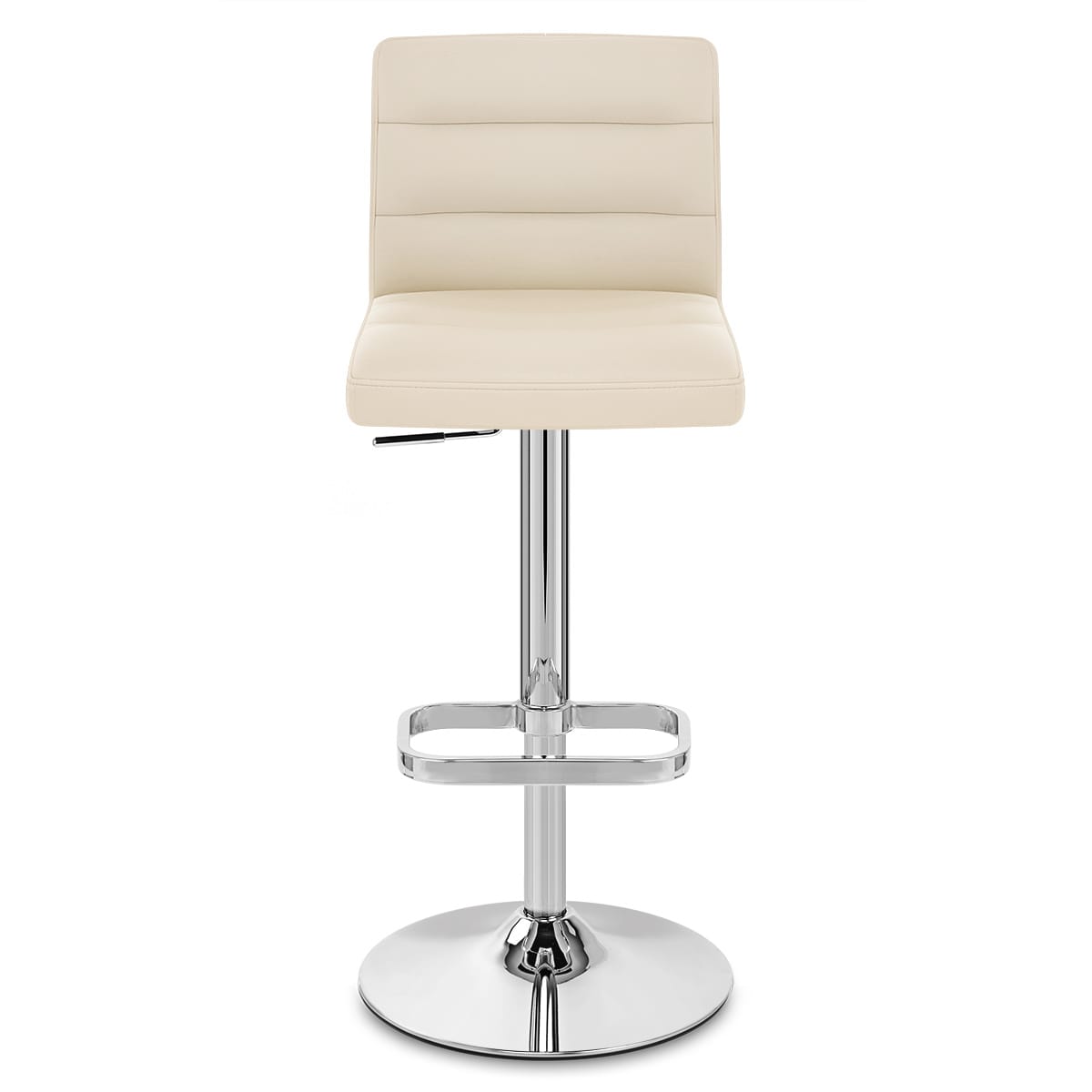 Kunstleder Barhocker Chrom - Lush Beige