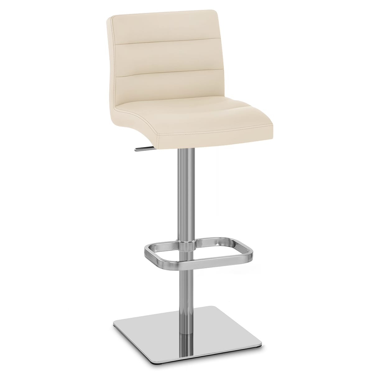 Echtleder Barhocker Gebürstet - Lush Beige