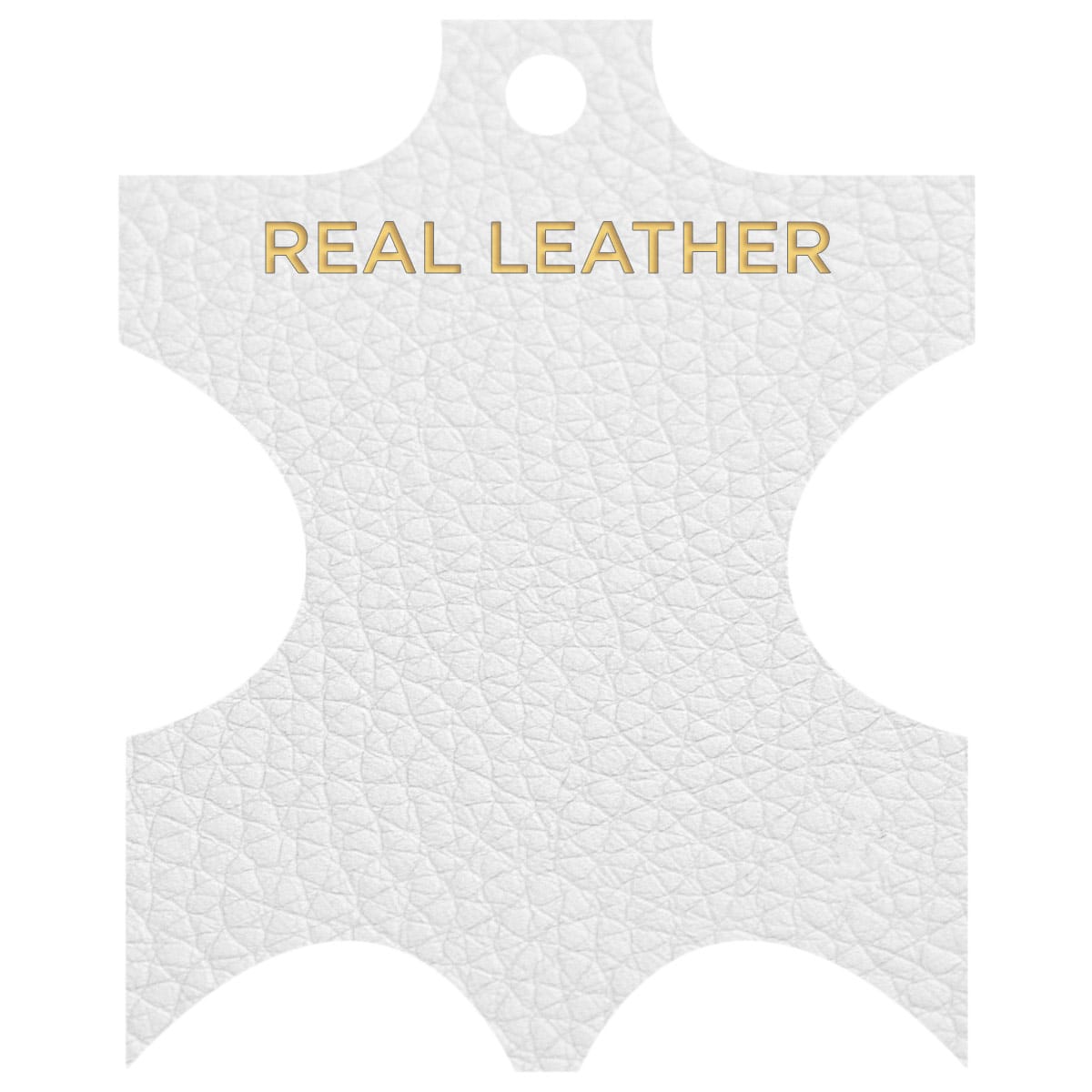 Sgabello Pelle Cromo Satinato - Lush Bianco