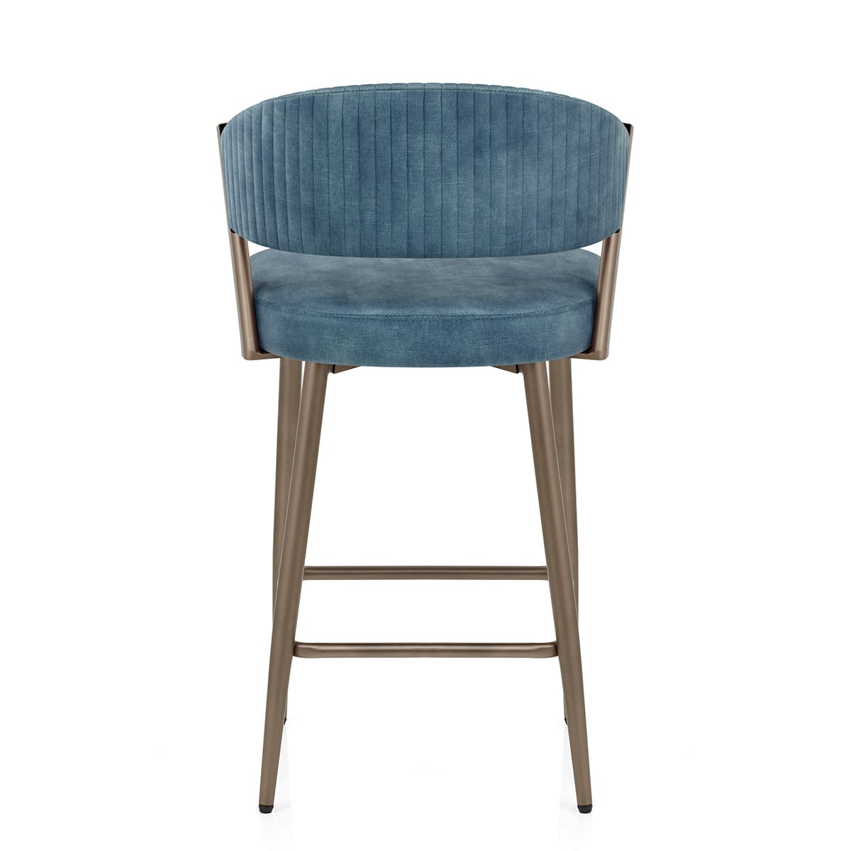 Samt Barhocker - Lusso Blau