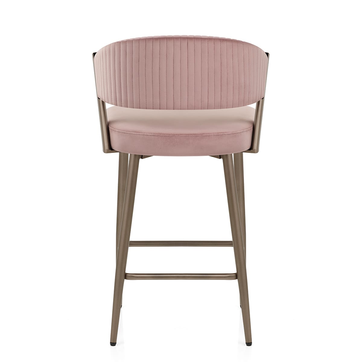 Sgabello da Bar Velluto - Lusso Rosa