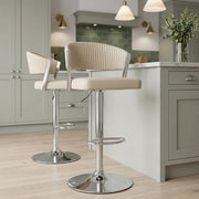 Echtleder Barhocker - Lusso Beige