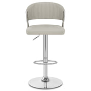 Echtleder Barhocker - Lusso Grau