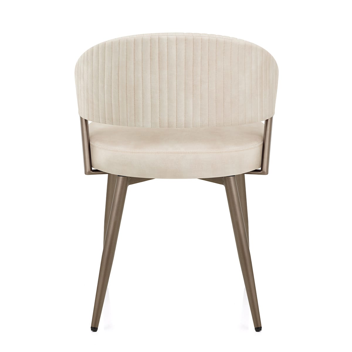 Samt Esszimmerstuhl - Lusso Beige