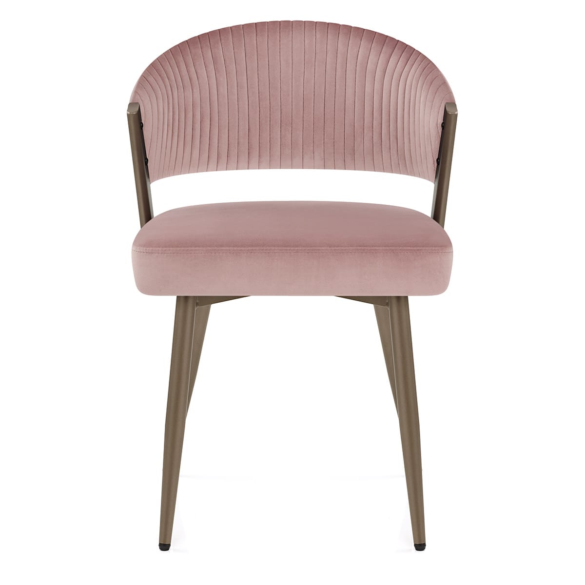 Sedia da Pranzo Velluto - Lusso Rosa