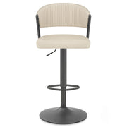 Graphit Barhocker Kunstleder - Lusso Beige