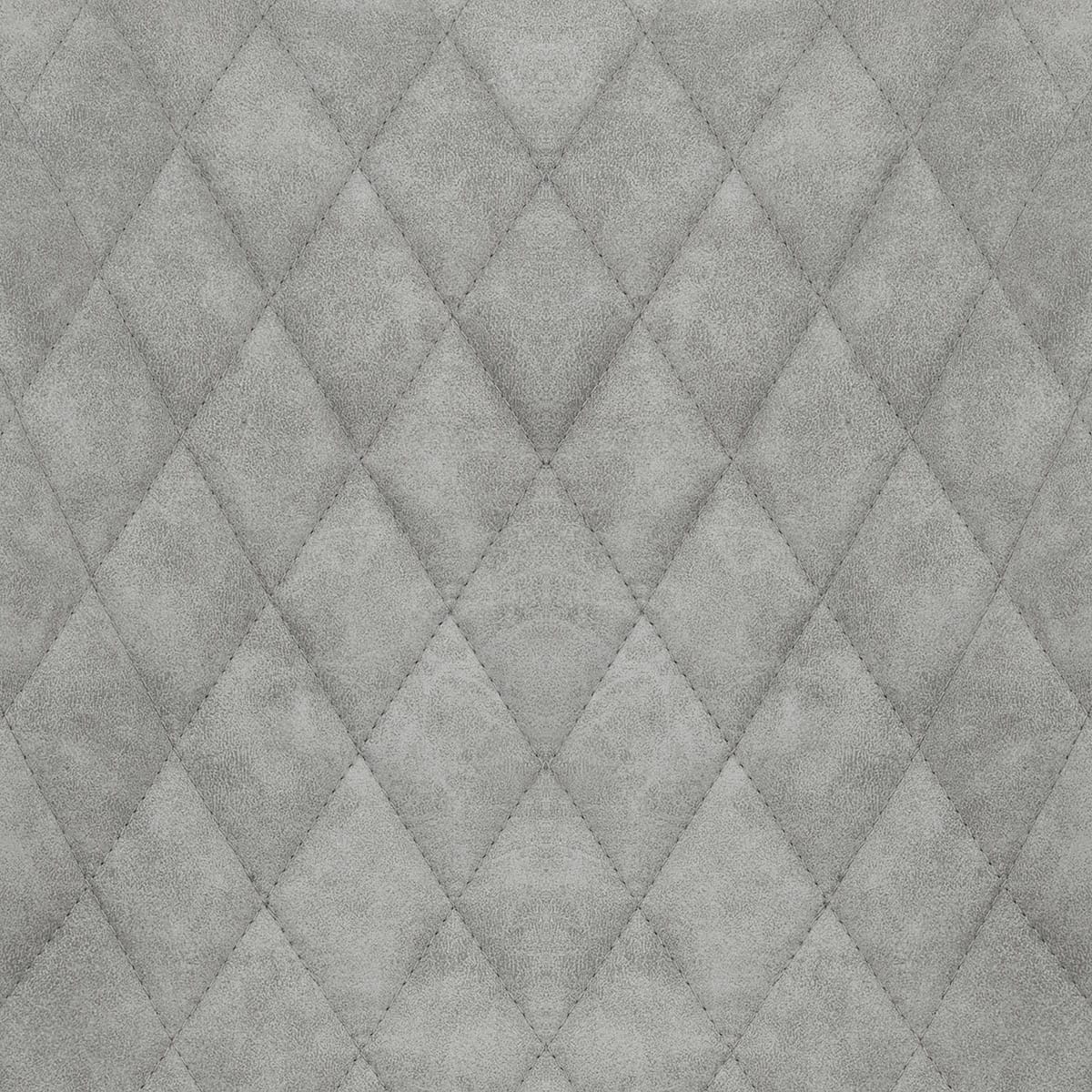 Sedia Ecopelle Cromata - Lux Grigio