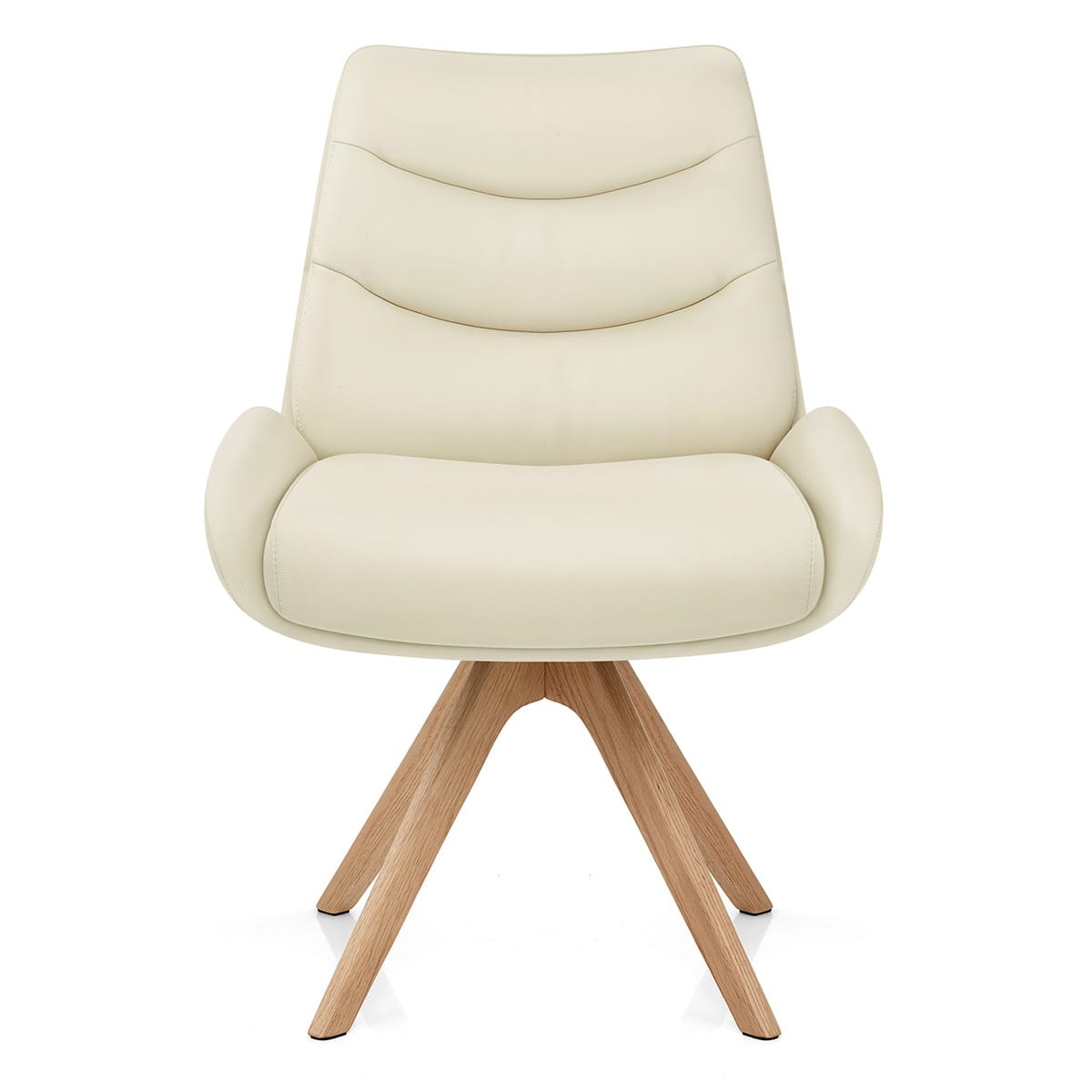 Esszimmerstuhl Echtleder - Madrid Beige