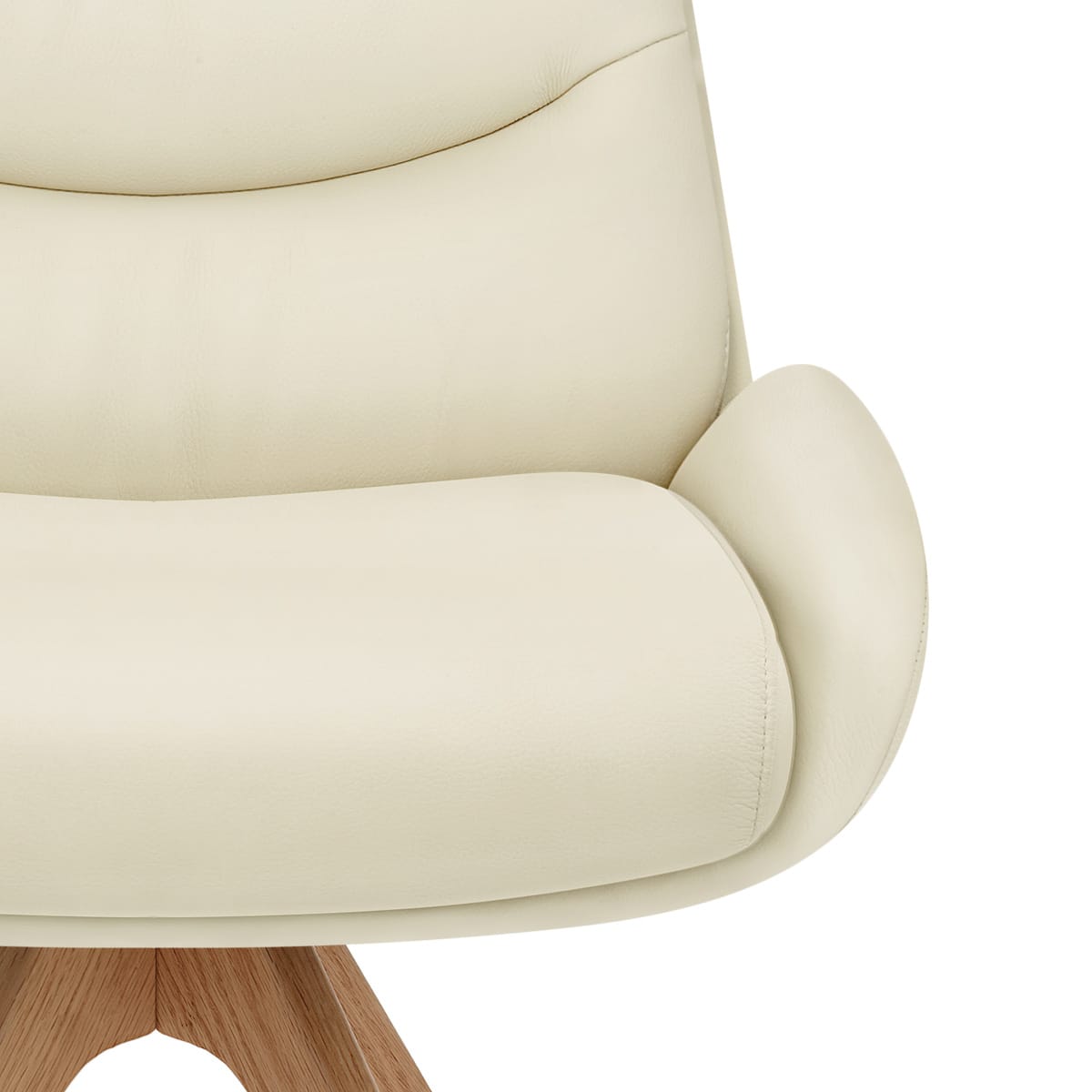 Esszimmerstuhl Echtleder - Madrid Beige