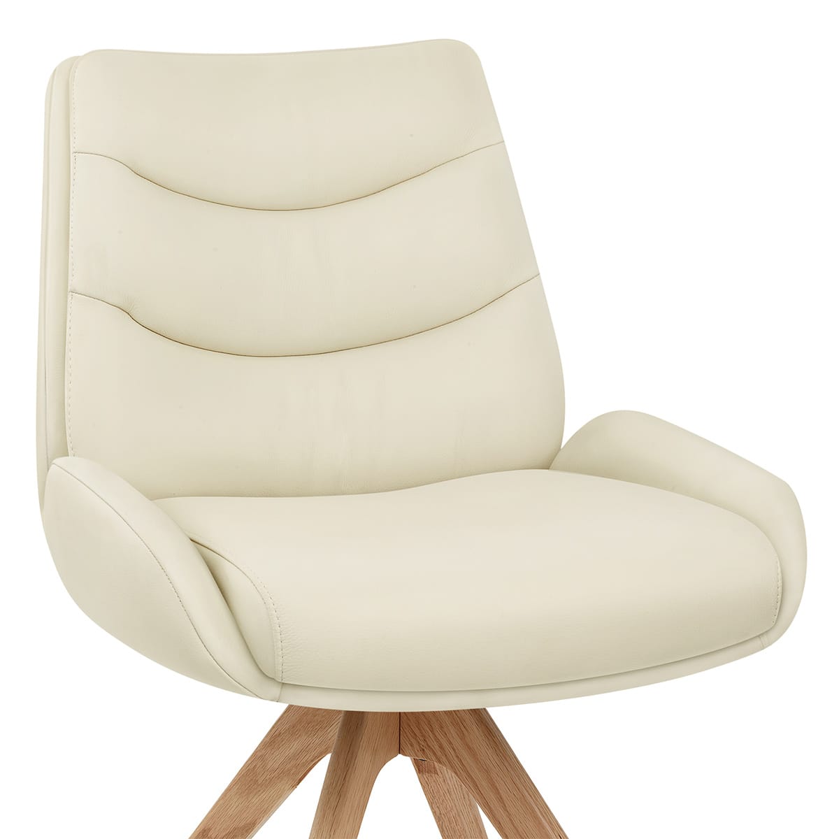 Esszimmerstuhl Echtleder - Madrid Beige