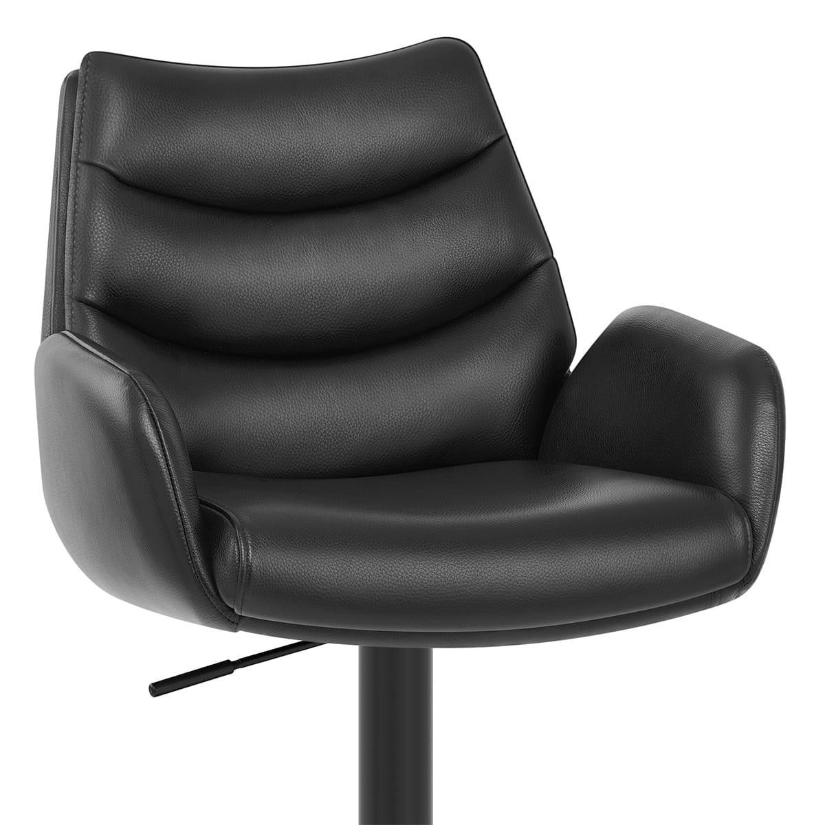 Barhocker Echtleder - Madrid Schwarz