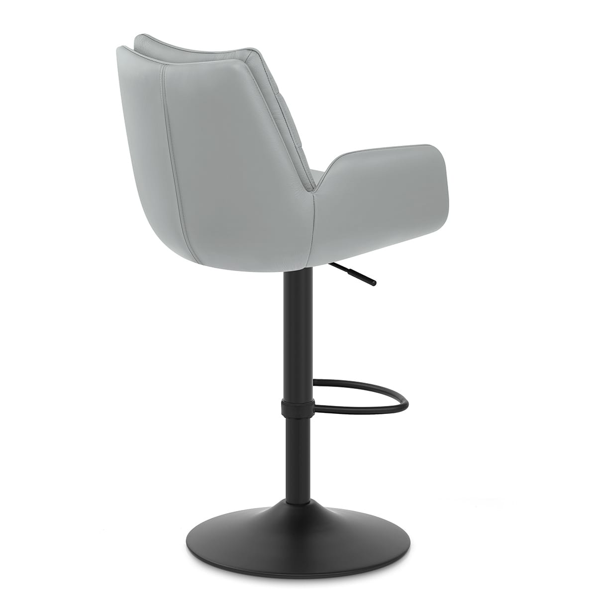 Barhocker Echtleder - Madrid Grau