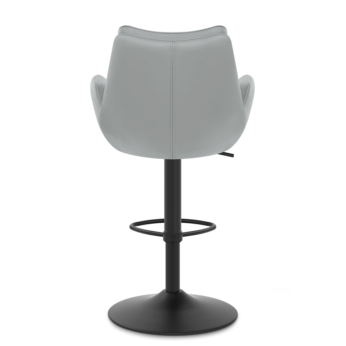 Barhocker Echtleder - Madrid Grau