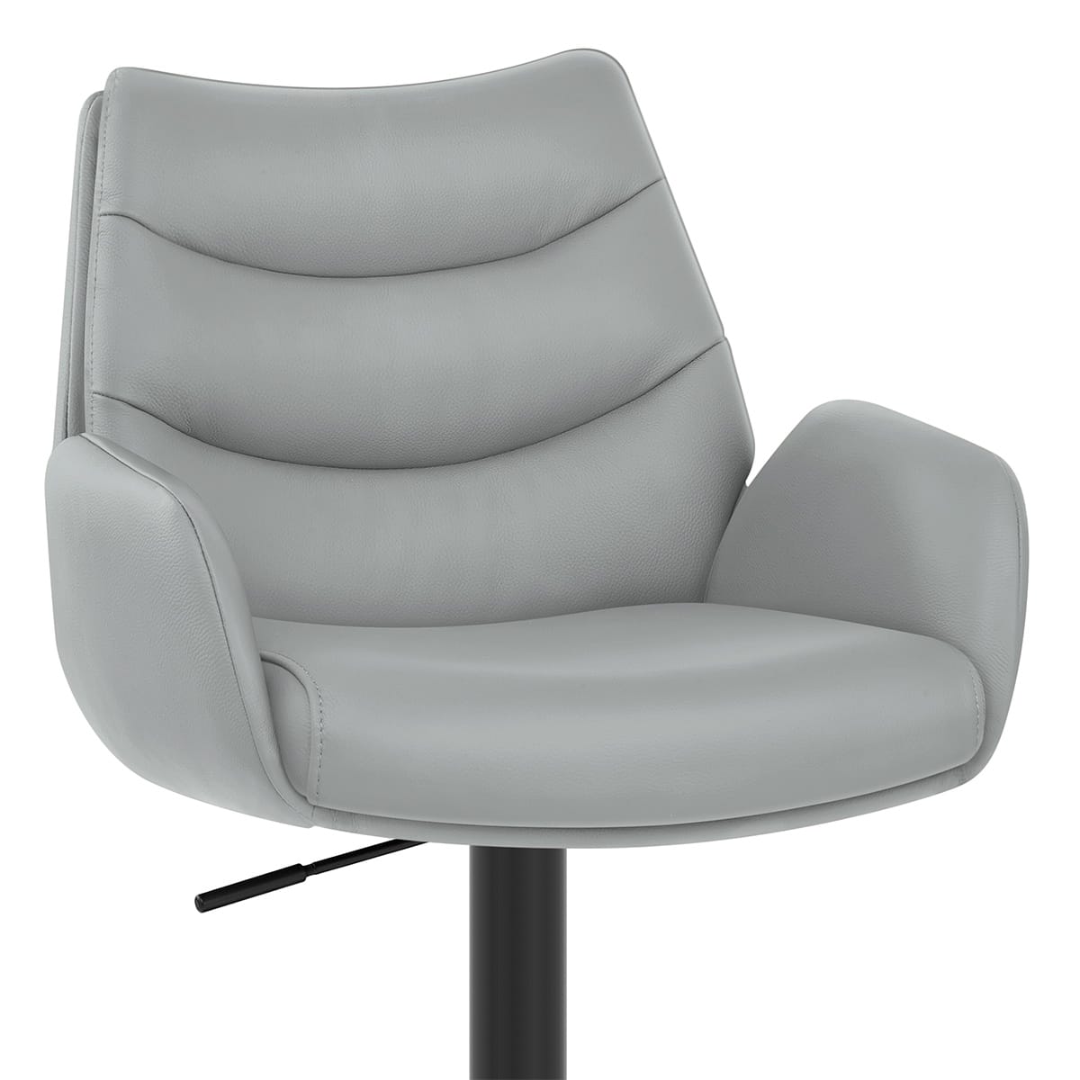 Barhocker Echtleder - Madrid Grau