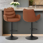 Barhocker Echtleder - Madrid Braun