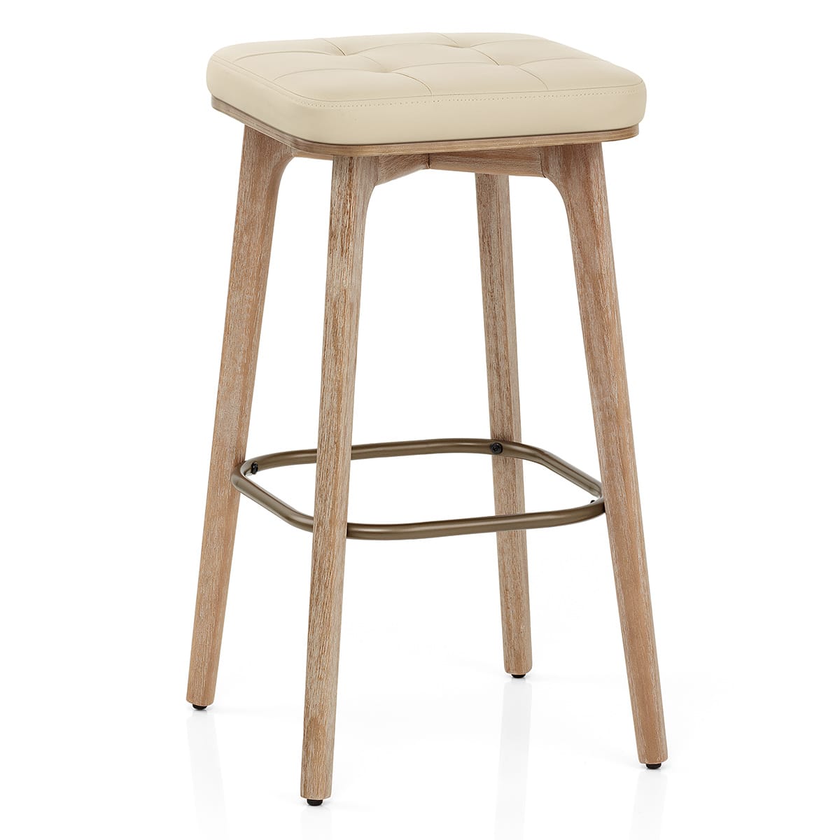 Holzbarhocker - Malmo Beige