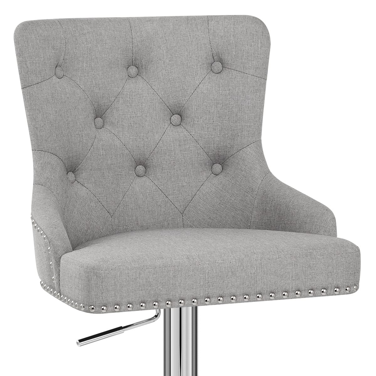 Stoff Barhocker - Manor Grau