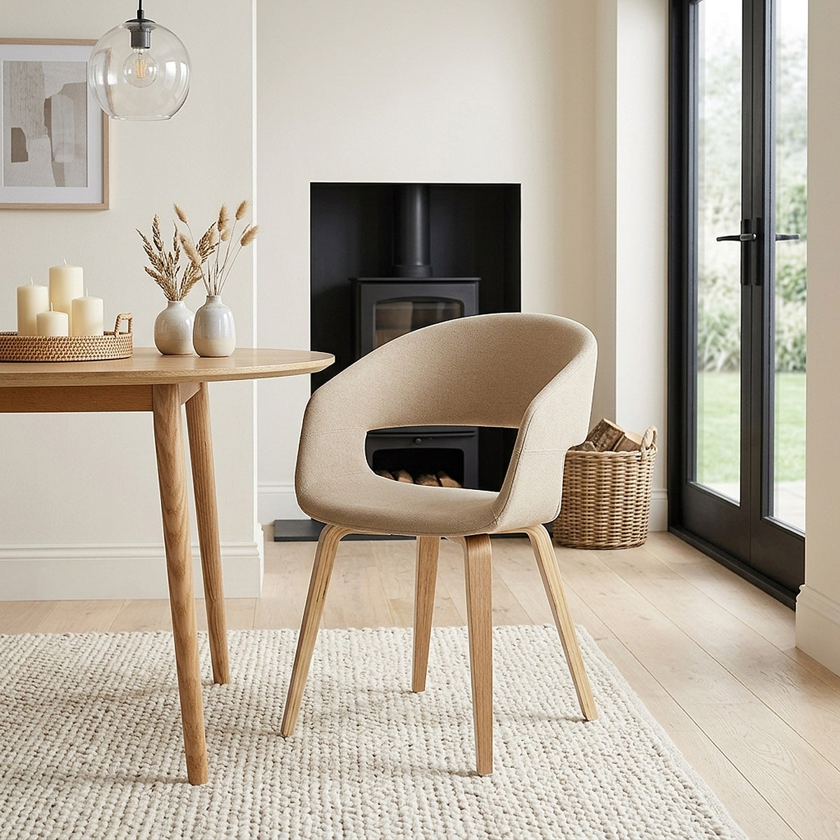 Stoff Stuhl - Marcus Beige