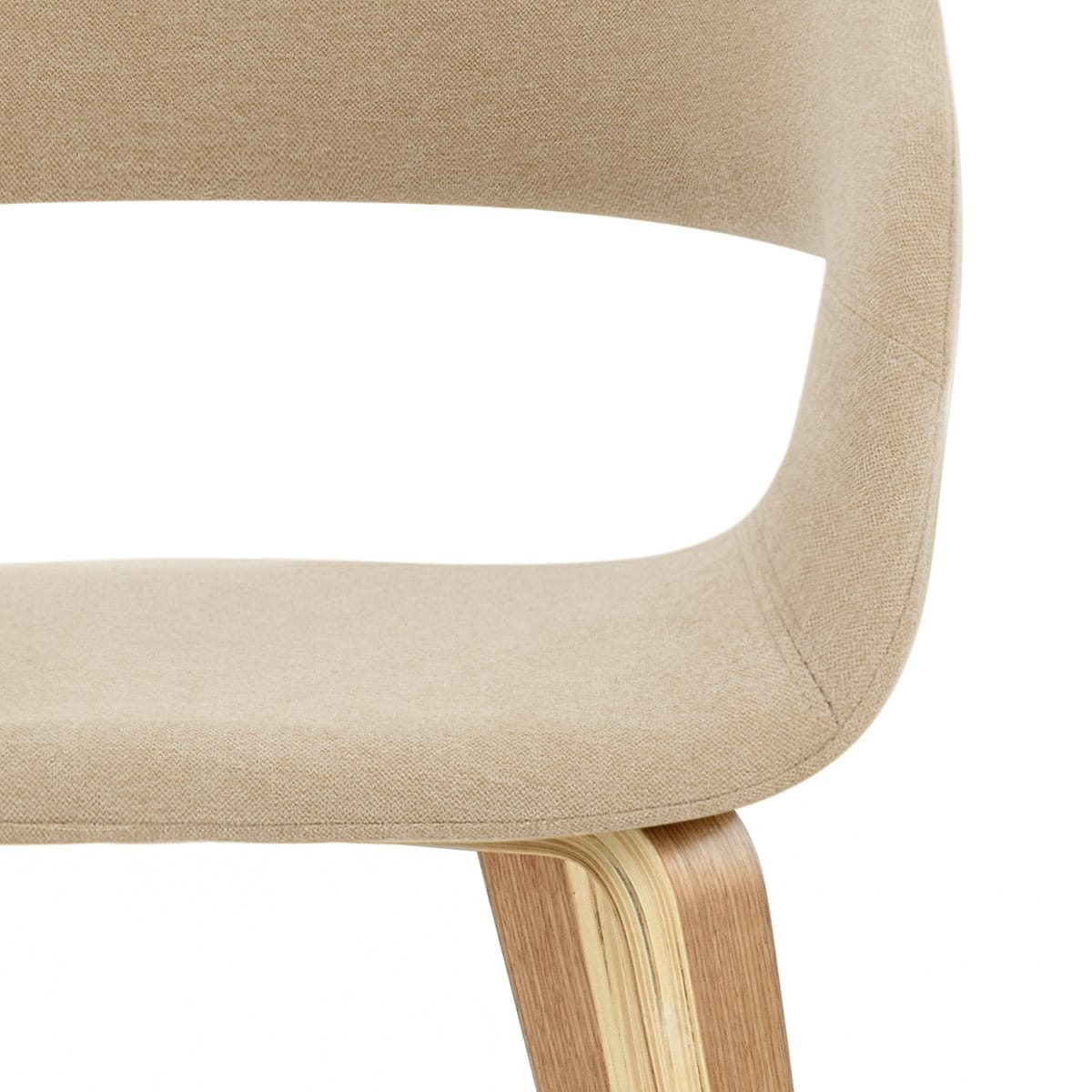 Sedia Tessuto Legno - Marcus Crema