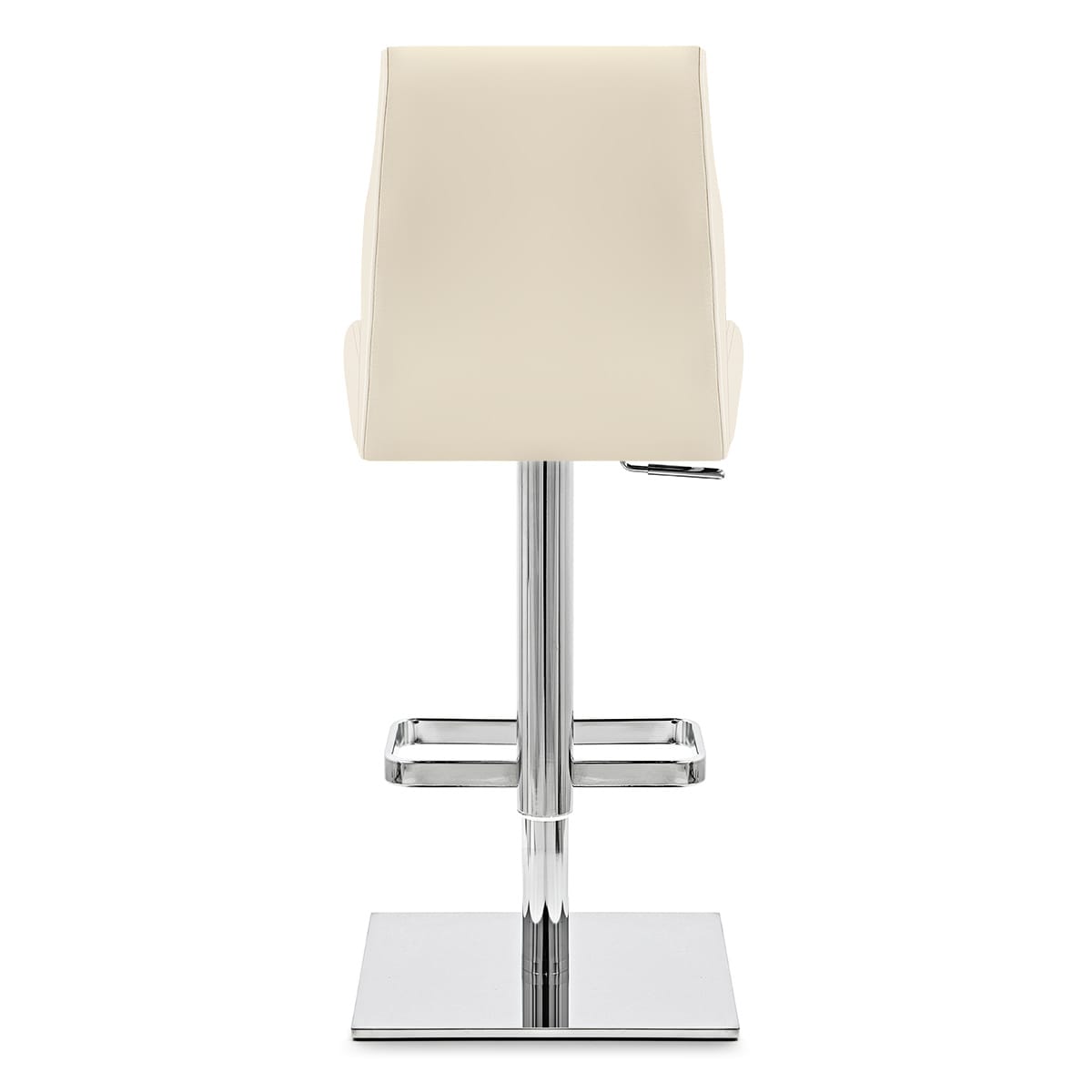Echtleder Barhocker Chrom - Martello Beige