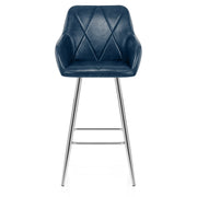 Sgabello Ecopelle Anticata - Mason Blu
