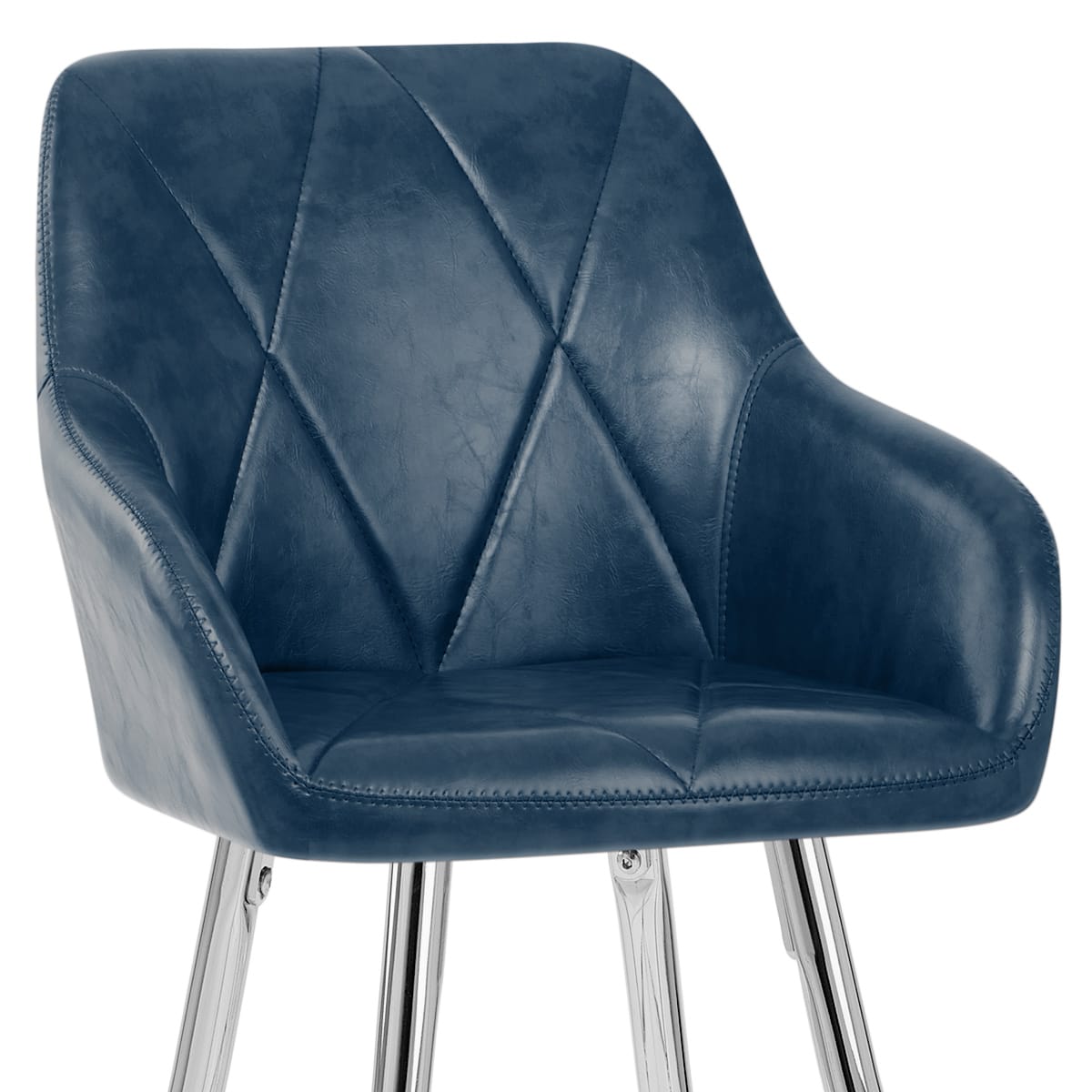 Sgabello Ecopelle Anticata - Mason Blu